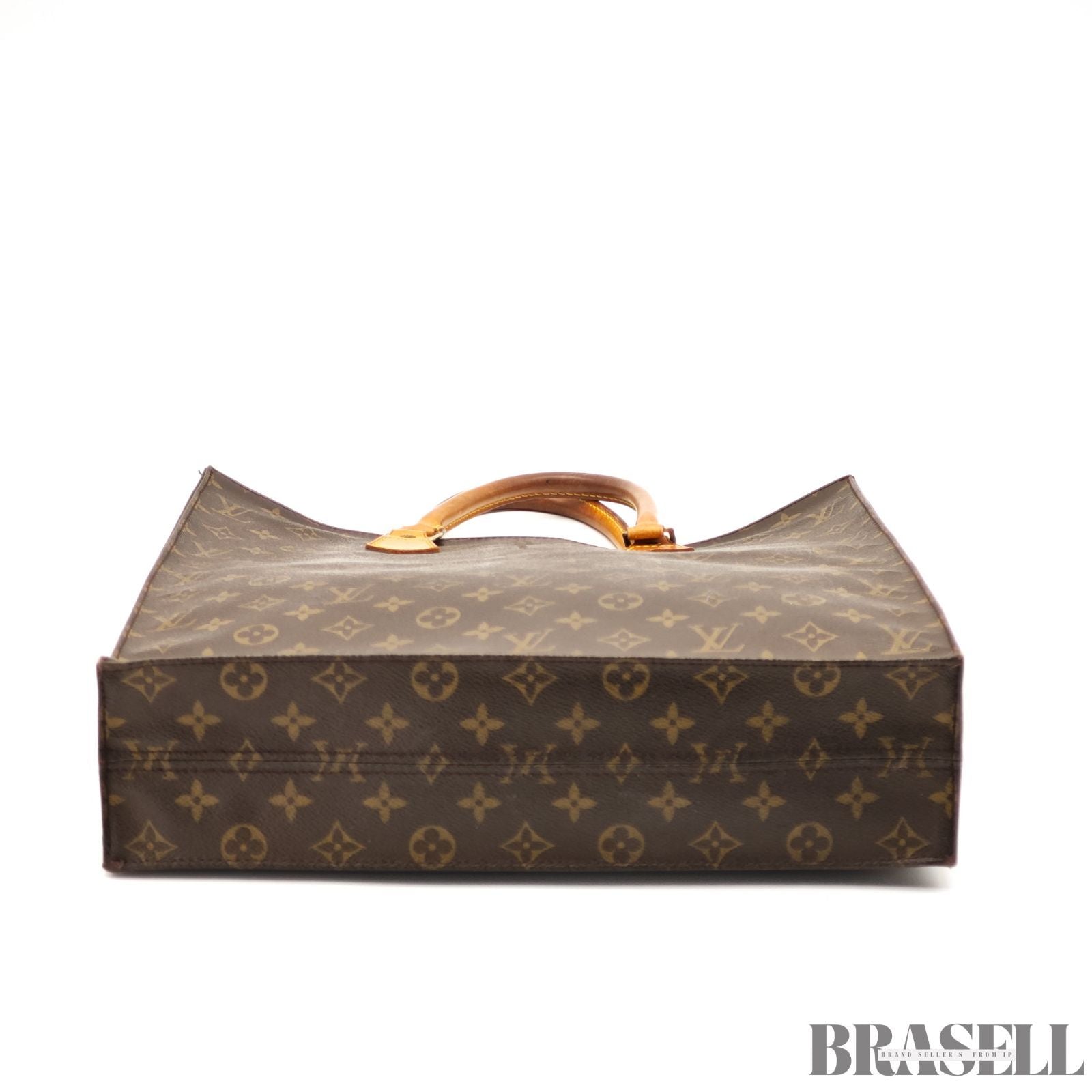 LOUIS VUITTON Sac Plat M51140 Hand Bag Tote Bag Monogram 【ImportFeeFREE】