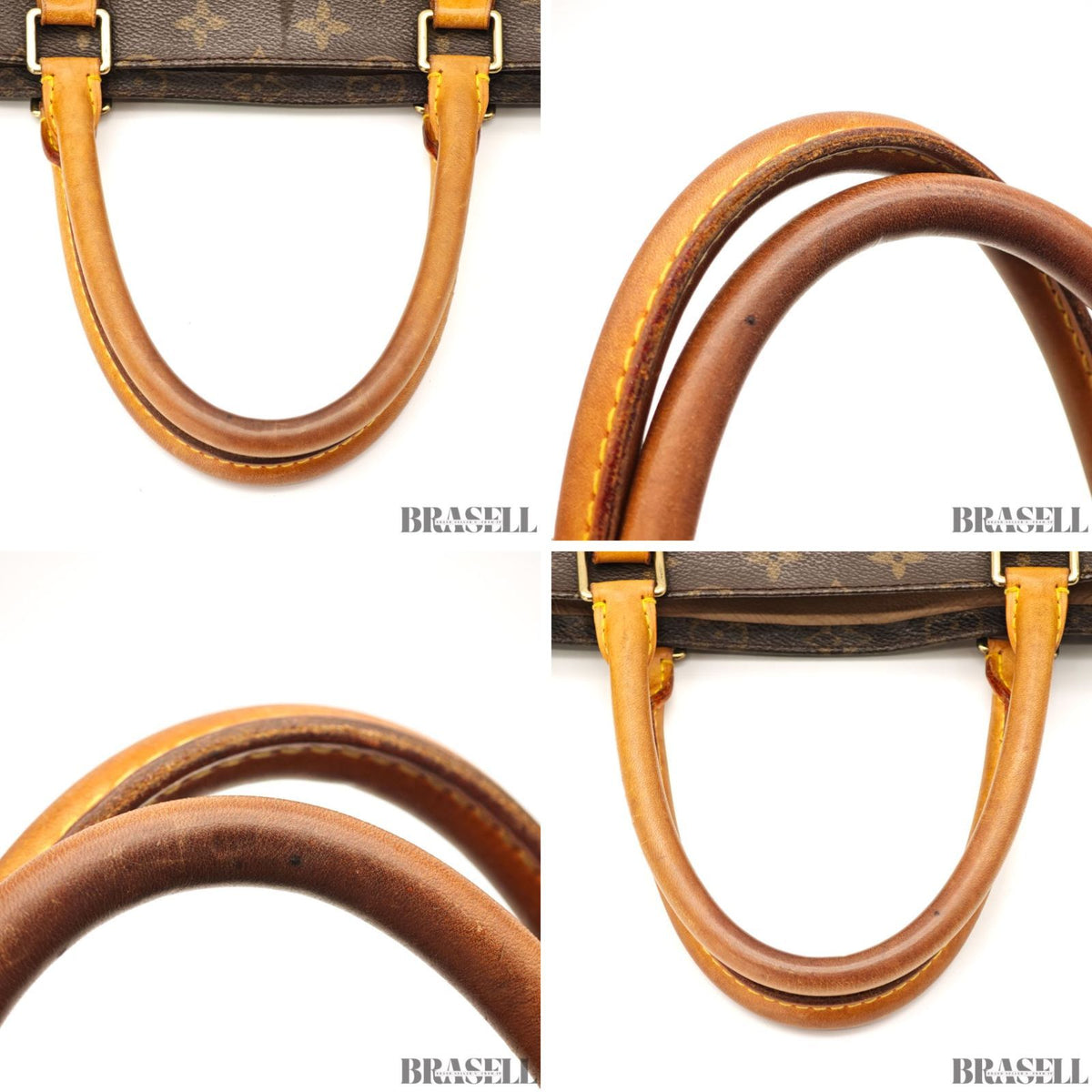 LOUIS VUITTON Sac Plat M51140 Hand Bag Tote Bag Monogram 【ImportFeeFREE】