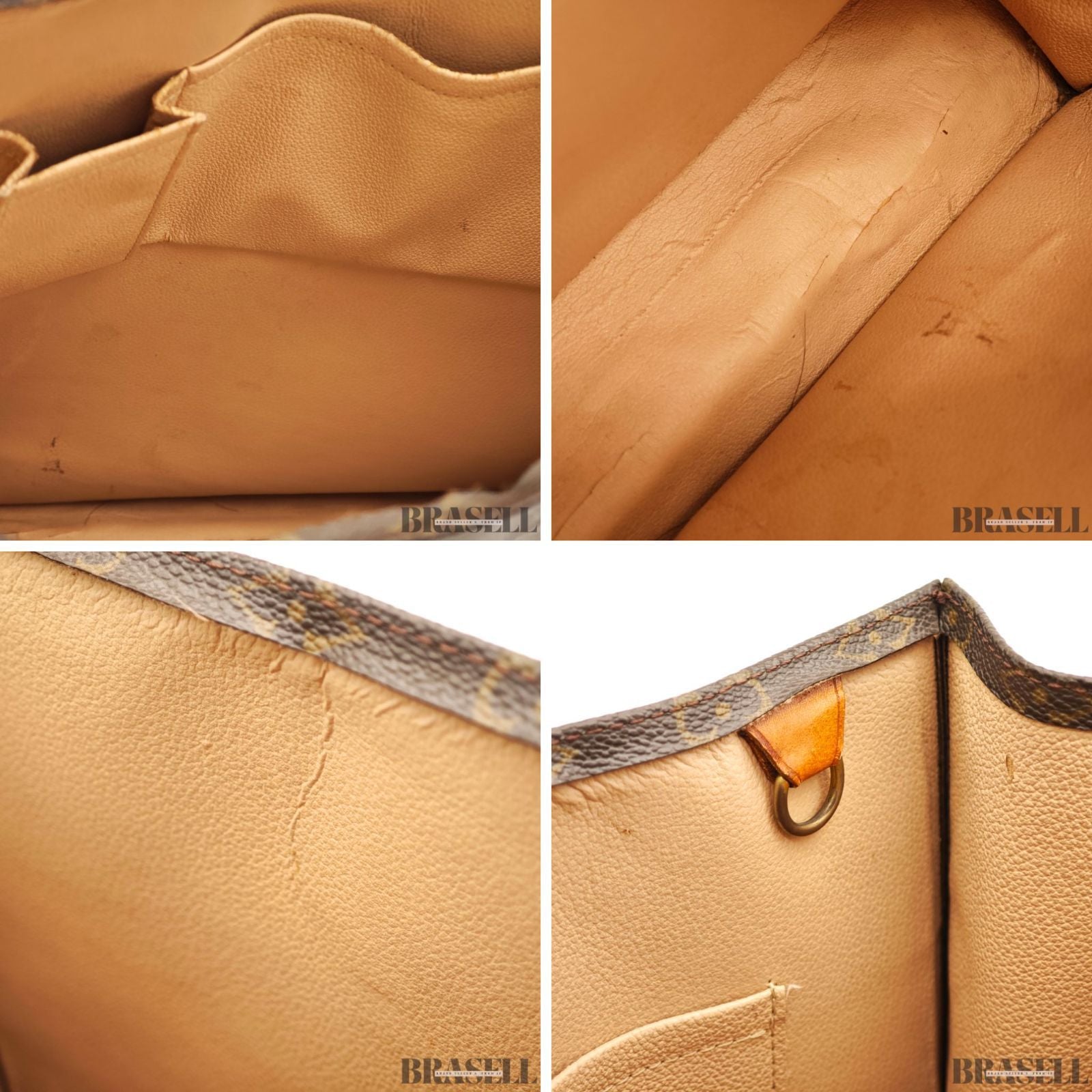 LOUIS VUITTON Sac Plat M51140 Hand Bag Tote Bag Monogram 【ImportFeeFREE】
