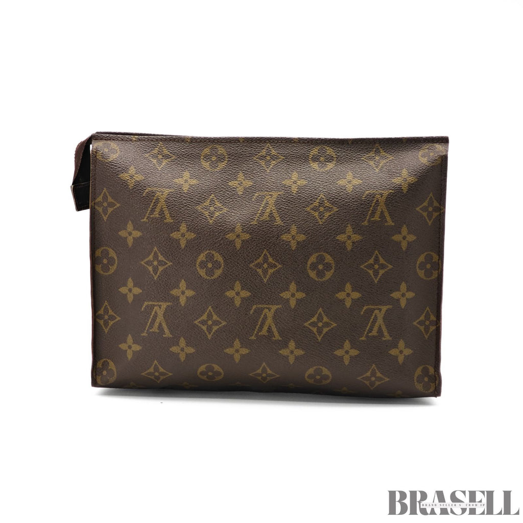 LOUIS VUITTON Monogram Pochette Toilette 26 M47542 Clutch Pouch【ImportFeeFREE】