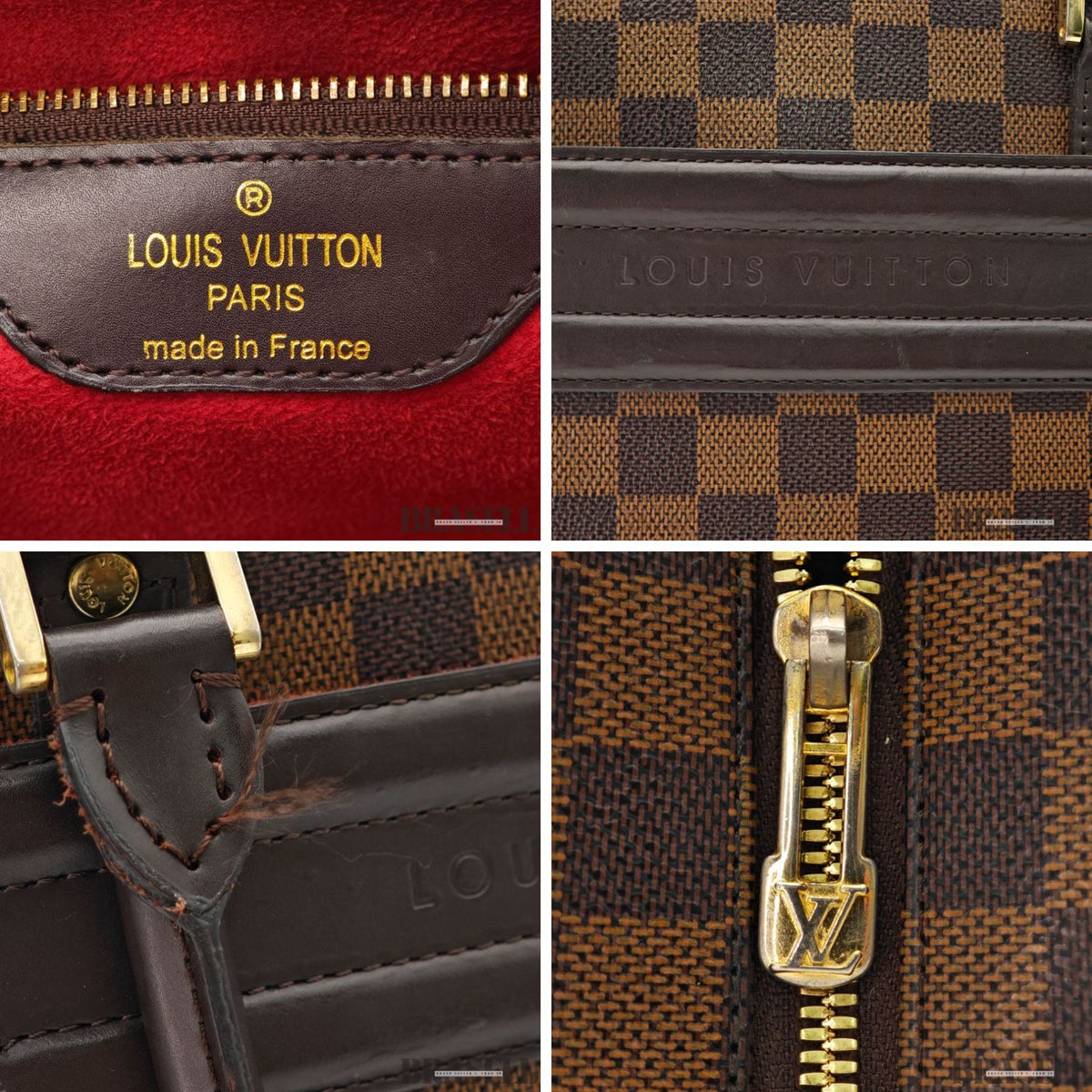 LOUIS VUITTON Nolita Damier Ebene N41455 Handbag Boston Bag 【ImportFeeFREE】