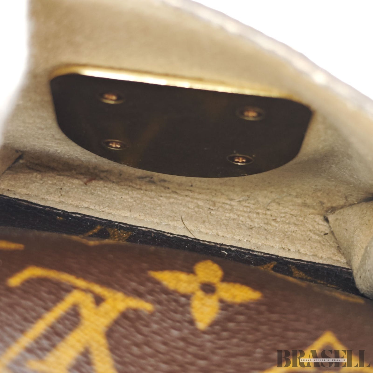 LOUIS VUITTON Hudson GM M40045 Monogram Shoulder Bag Brown【ImportFeeFREE】
