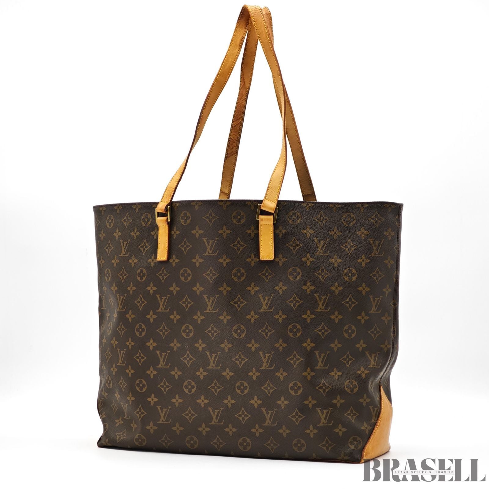 LOUIS VUITTON Cabas Alto M51152 Monogram Tote Bag Handbag Brown【ImportFeeFREE】