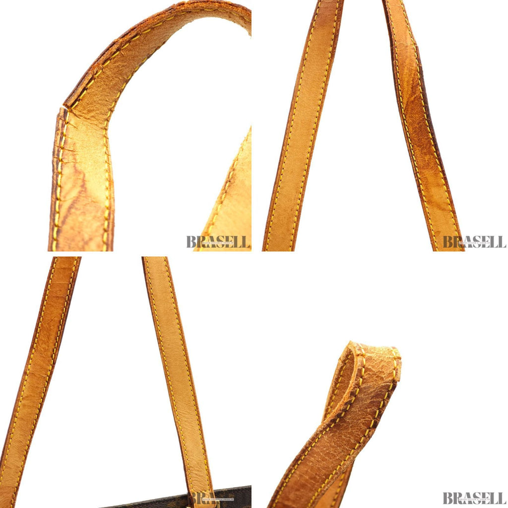 LOUIS VUITTON Cabas Alto M51152 Monogram Tote Bag Handbag Brown【ImportFeeFREE】