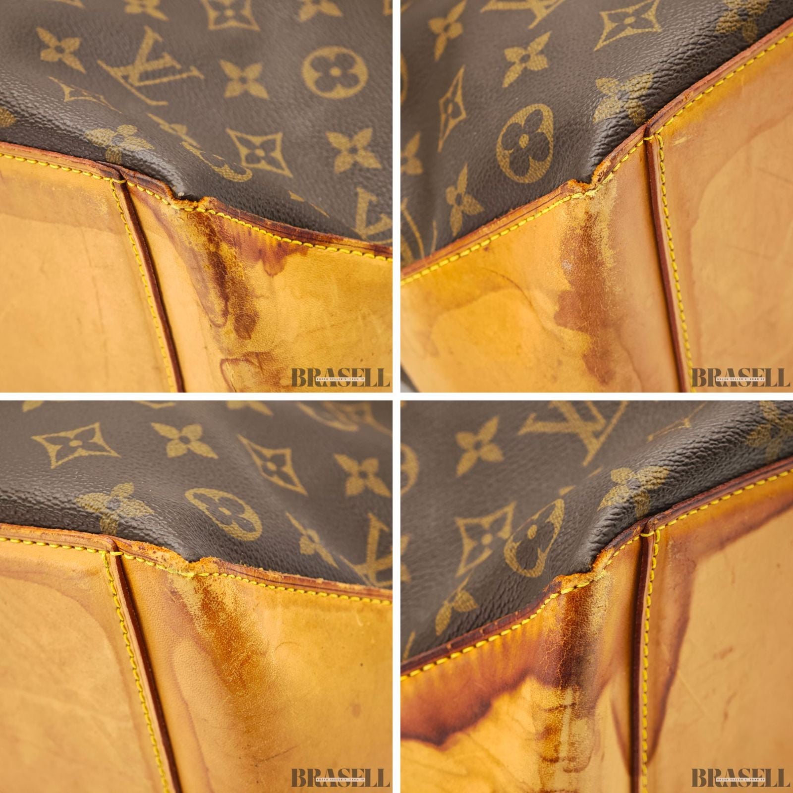 LOUIS VUITTON Cabas Alto M51152 Monogram Tote Bag Handbag Brown【ImportFeeFREE】