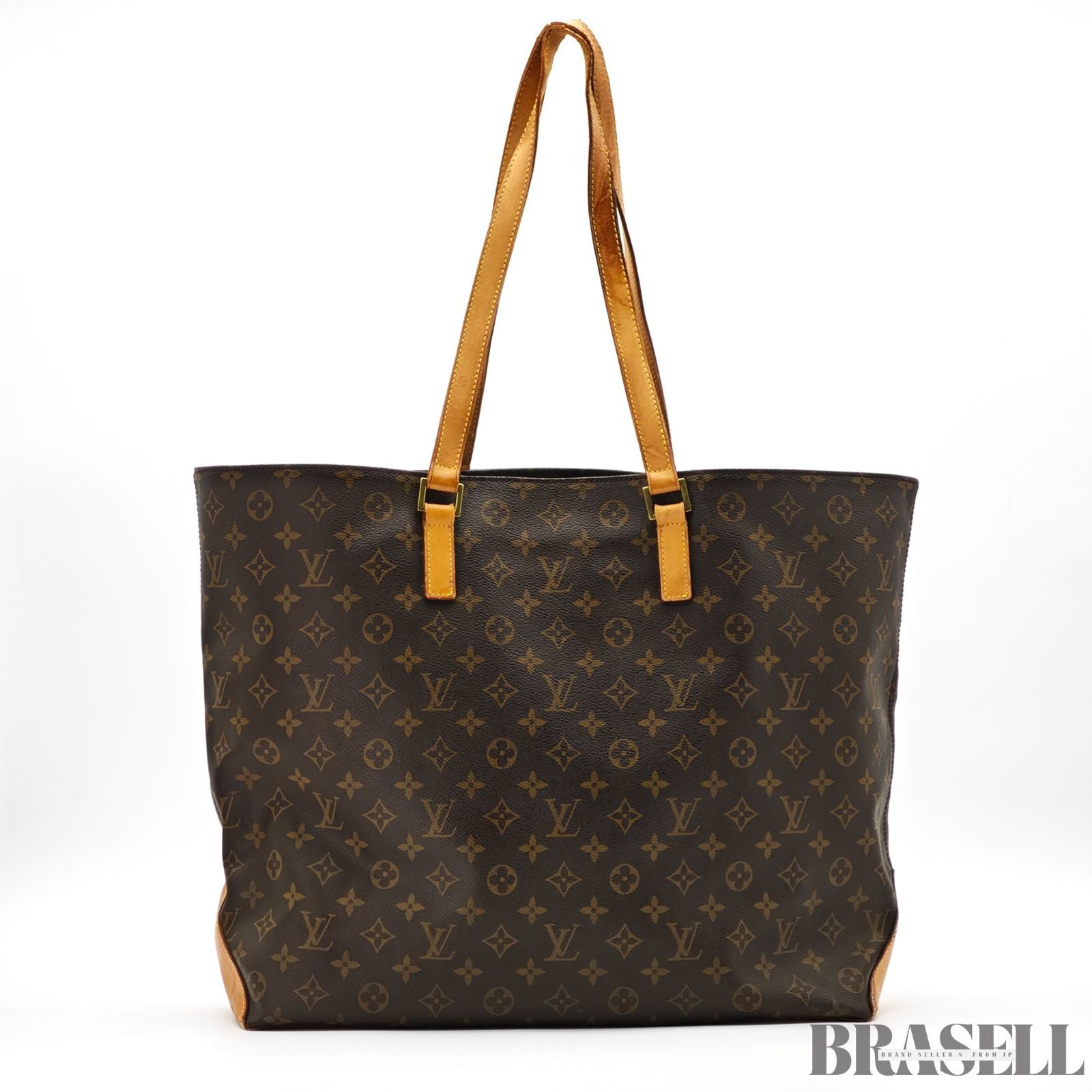 LOUIS VUITTON Cabas Alto M51152 Monogram Tote Bag Handbag Brown【ImportFeeFREE】
