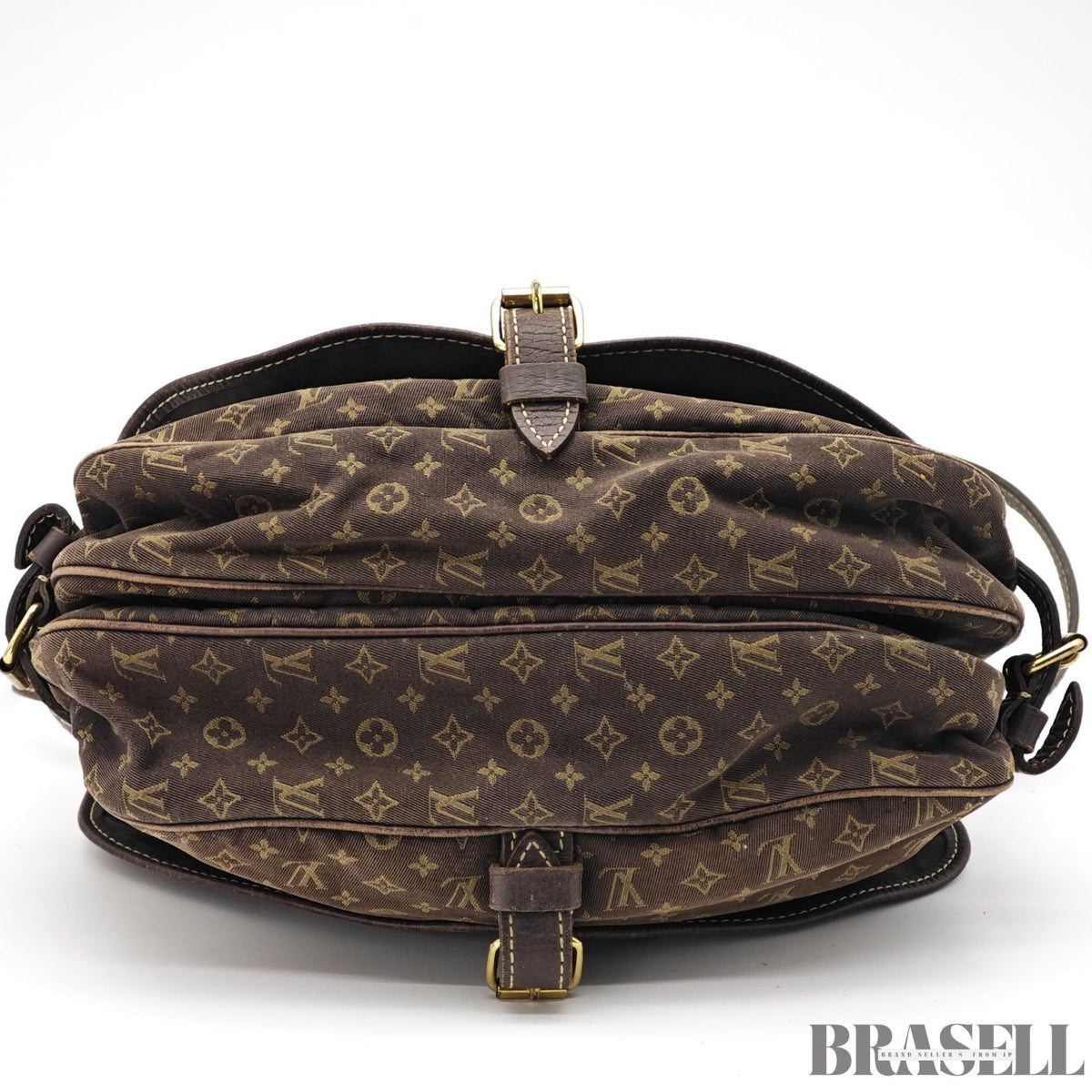 LOUIS VUITTON Monogram Mini Lin Saumur 30 M95227 Shoulder Bag 【ImportFeeFREE】