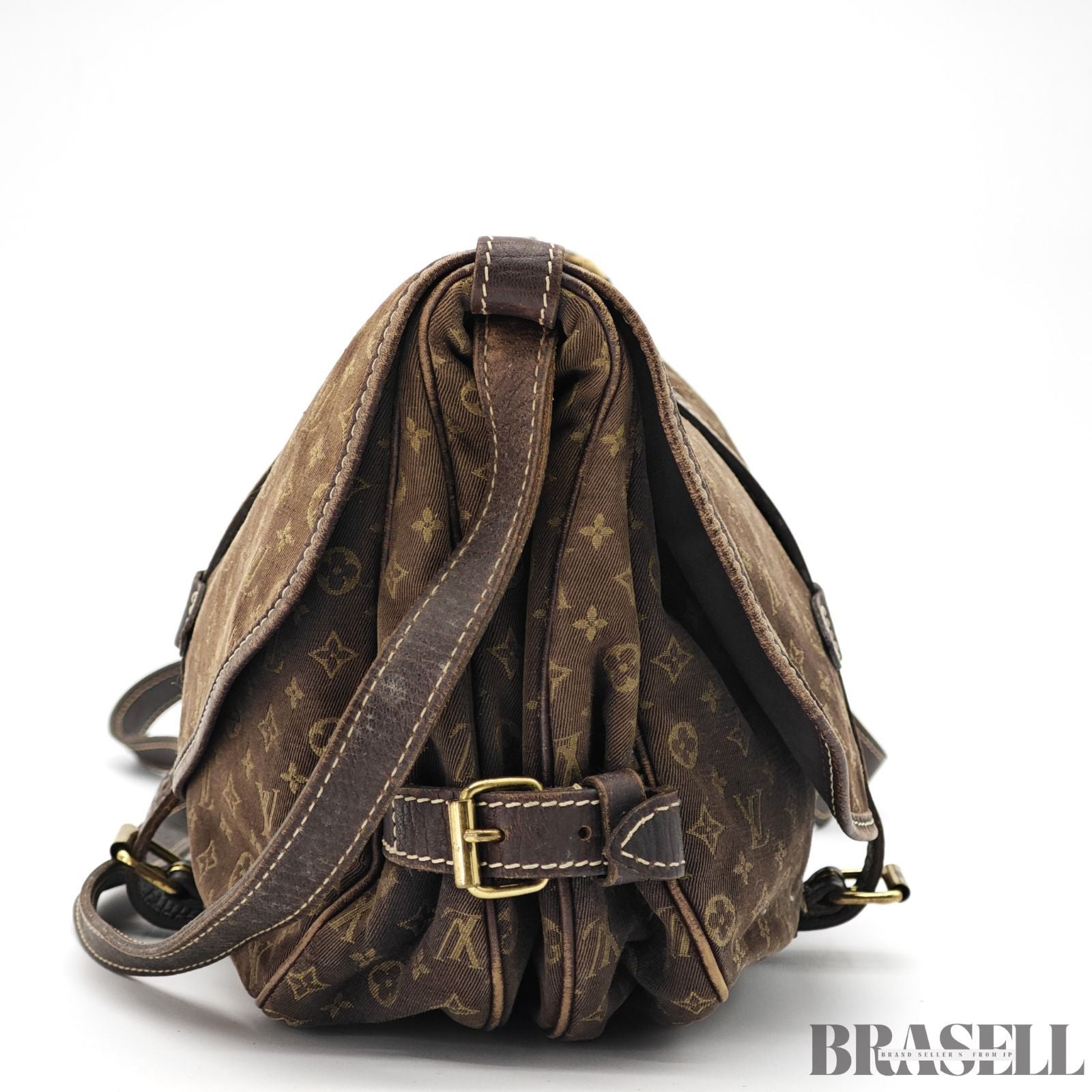 LOUIS VUITTON Monogram Mini Lin Saumur 30 M95227 Shoulder Bag 【ImportFeeFREE】