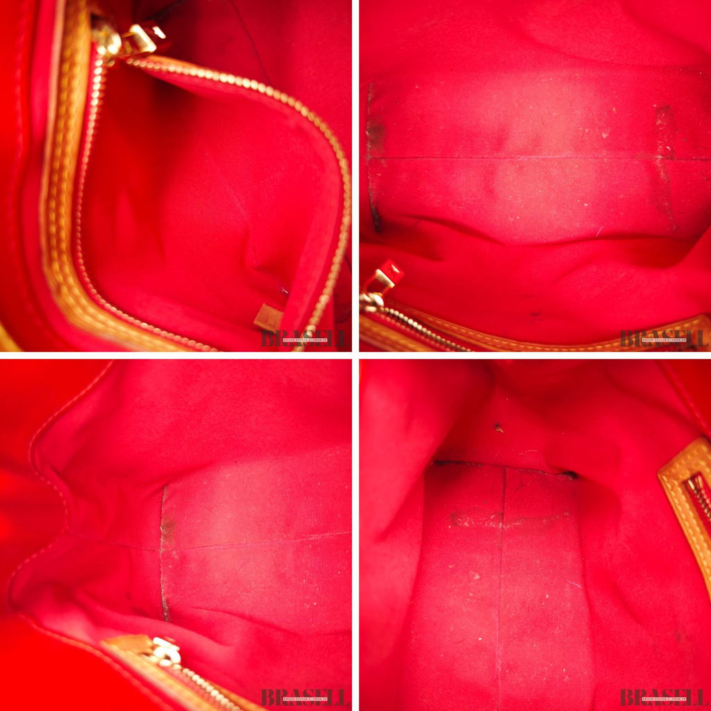 LOUIS VUITTON Monogram Vernis Reade PM M91088 Hand Bag Tote 【ImportFeeFREE】