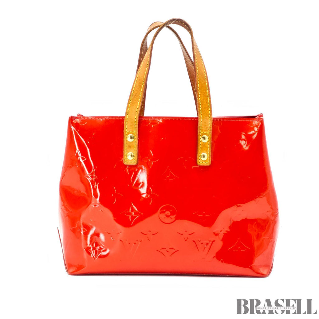 LOUIS VUITTON Monogram Vernis Reade PM M91088 Hand Bag Tote 【ImportFeeFREE】