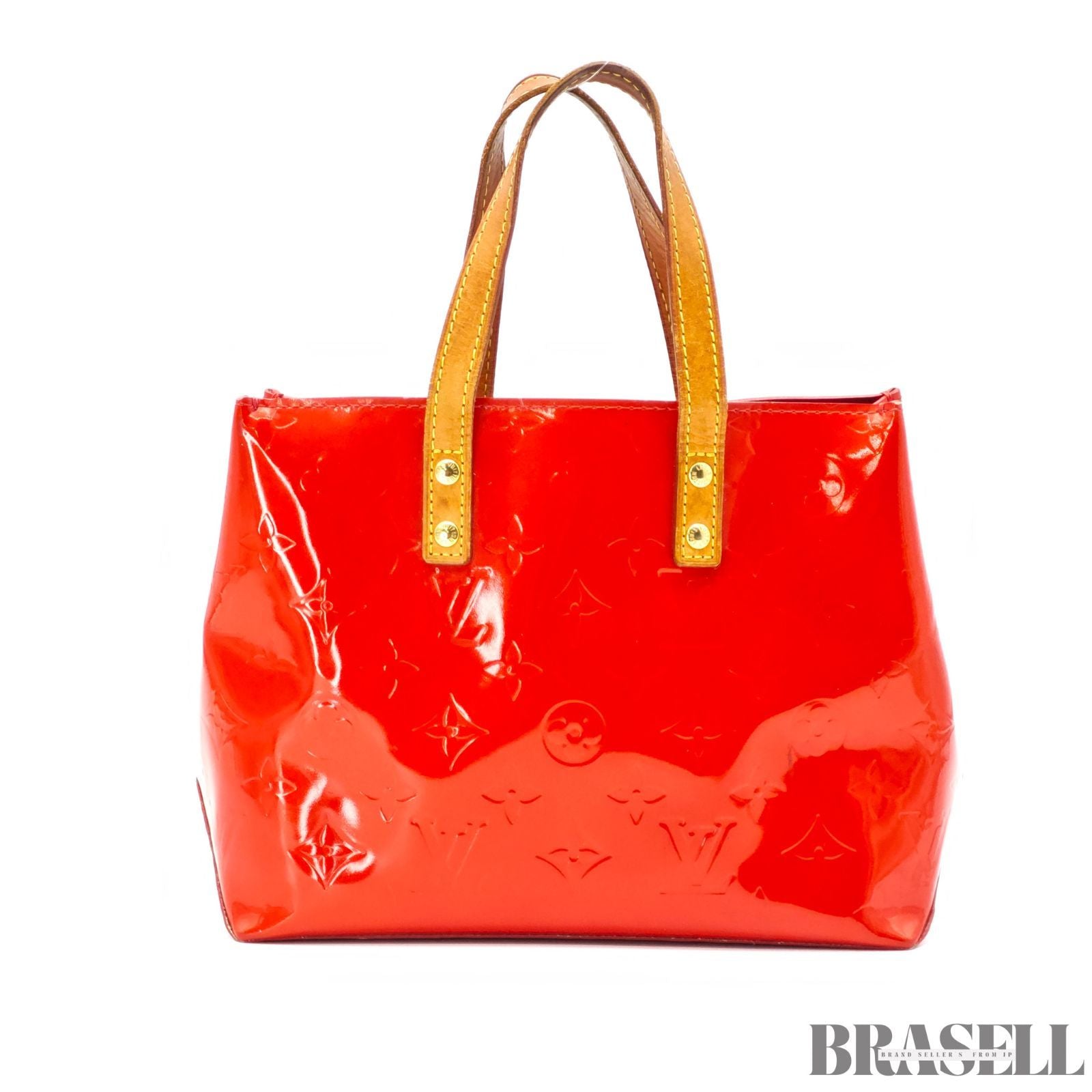 LOUIS VUITTON Monogram Vernis Reade PM M91088 Hand Bag Tote 【ImportFeeFREE】