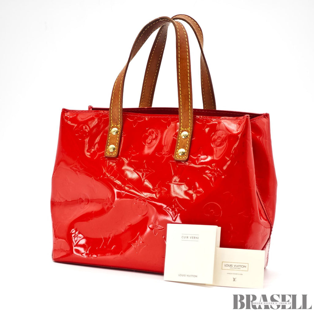 LOUIS VUITTON Monogram Vernis Reade PM M91088 Hand Bag Tote 【ImportFeeFREE】