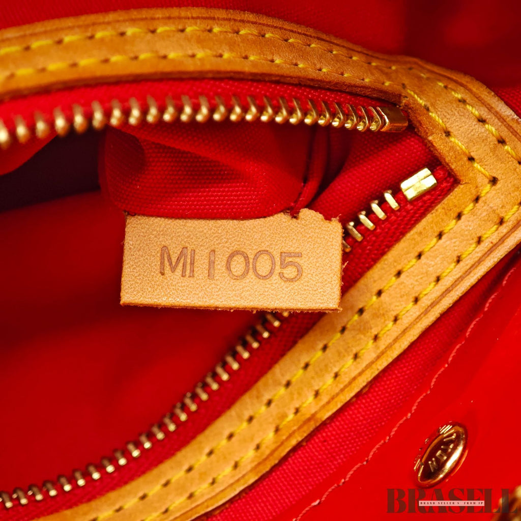 LOUIS VUITTON Monogram Vernis Reade PM M91088 Hand Bag Tote 【ImportFeeFREE】