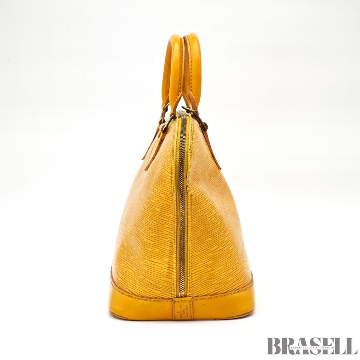 LOUIS VUITTON Epi Alma PM M52149 Hand Bag Tassili Yellow Epi 【ImportFeeFREE】