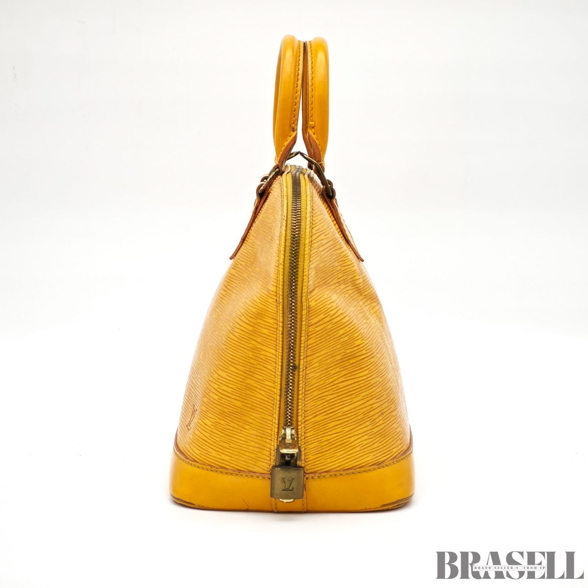 LOUIS VUITTON Epi Alma PM M52149 Hand Bag Tassili Yellow Epi 【ImportFeeFREE】