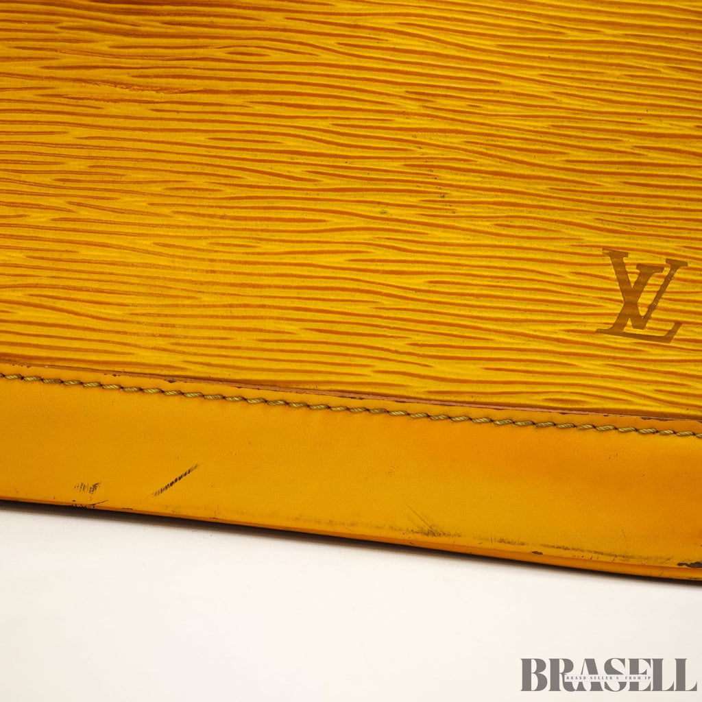 LOUIS VUITTON Epi Alma PM M52149 Hand Bag Tassili Yellow Epi 【ImportFeeFREE】