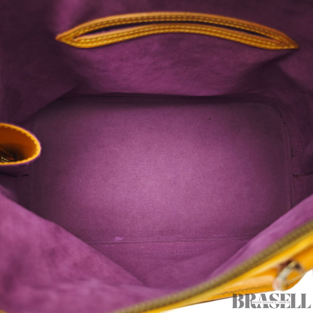 LOUIS VUITTON Epi Alma PM M52149 Hand Bag Tassili Yellow Epi 【ImportFeeFREE】