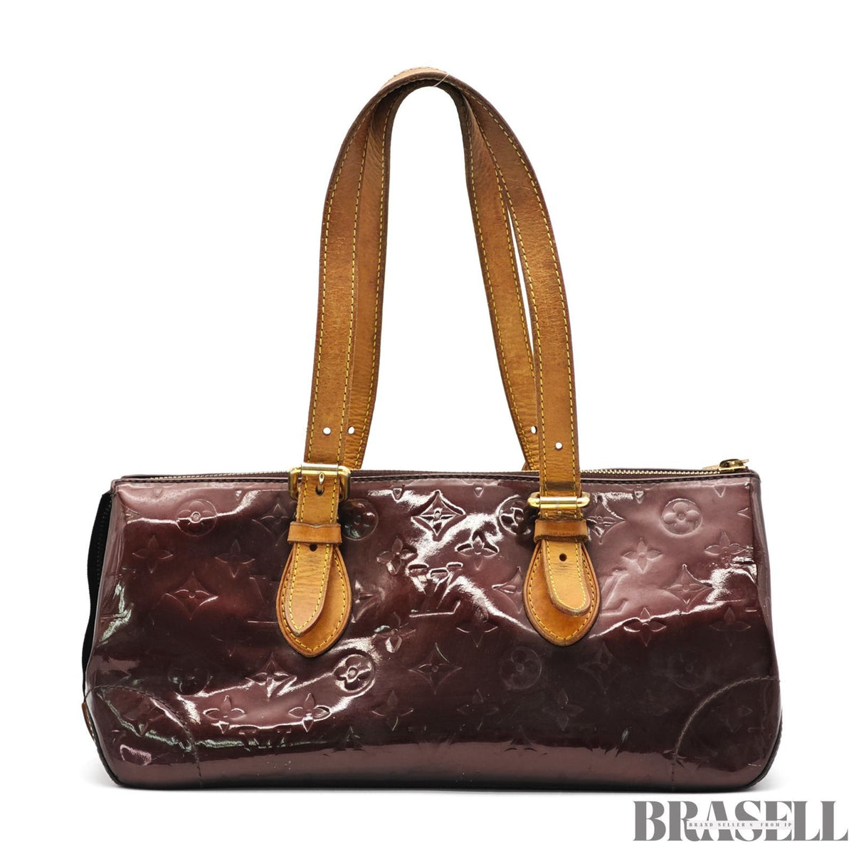 LOUIS VUITTON Vernis Rosewood Avenue M93510 Amarante Handbag 【ImportFeeFREE】