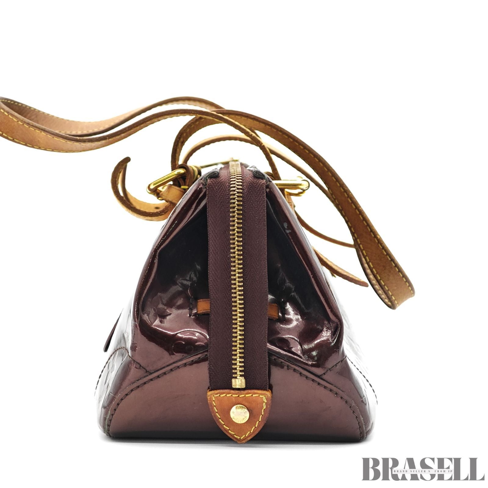 LOUIS VUITTON Vernis Rosewood Avenue M93510 Amarante Handbag 【ImportFeeFREE】