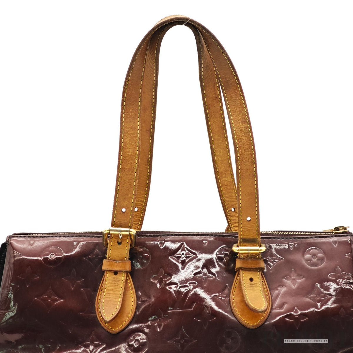 LOUIS VUITTON Vernis Rosewood Avenue M93510 Amarante Handbag 【ImportFeeFREE】