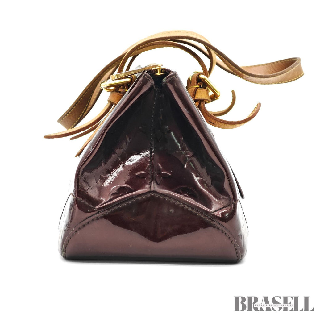LOUIS VUITTON Vernis Rosewood Avenue M93510 Amarante Handbag 【ImportFeeFREE】