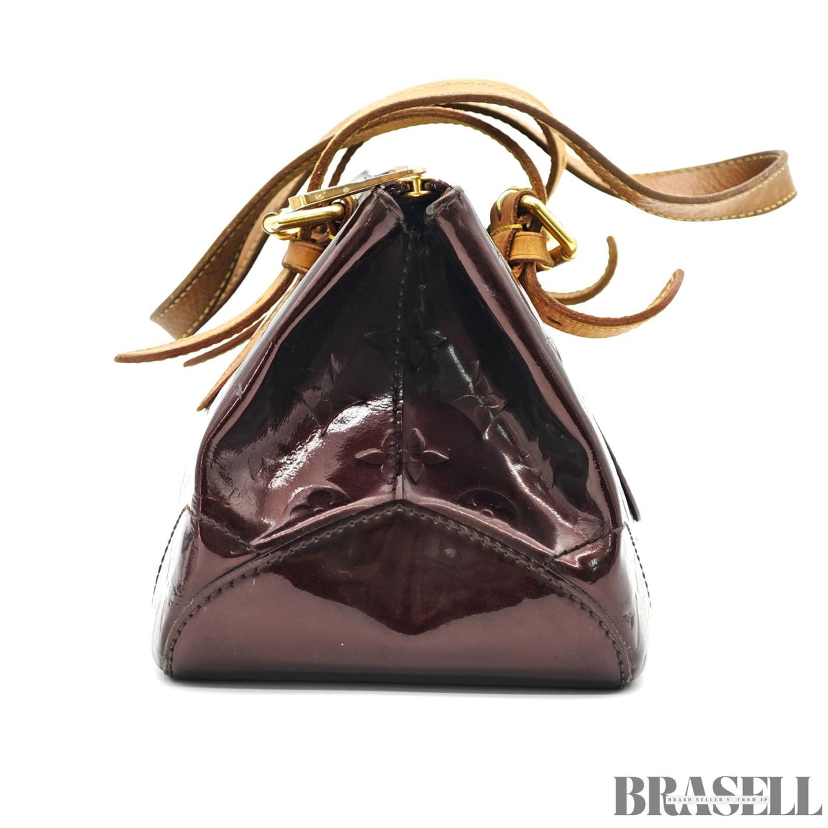 LOUIS VUITTON Vernis Rosewood Avenue M93510 Amarante Handbag 【ImportFeeFREE】