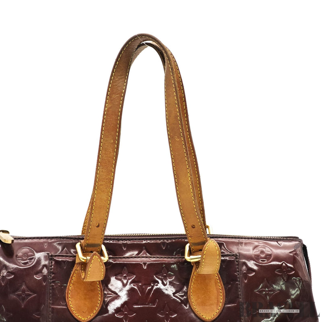 LOUIS VUITTON Vernis Rosewood Avenue M93510 Amarante Handbag 【ImportFeeFREE】