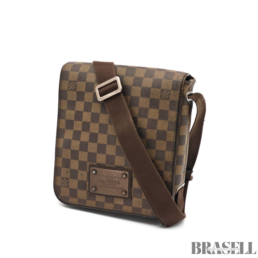 LOUIS VUITTON Damier Ebene Brooklyn PM N51210 Shoulder Bag 【ImportFeeFREE】