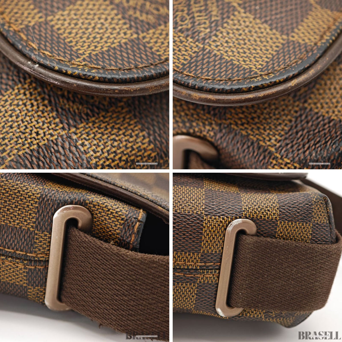 LOUIS VUITTON Damier Ebene Brooklyn PM N51210 Shoulder Bag 【ImportFeeFREE】