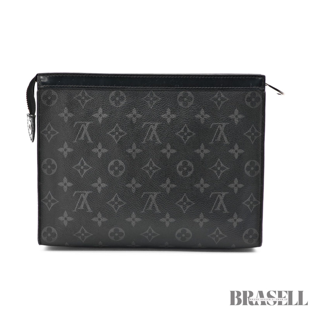 LOUIS VUITTON Monogram Eclipse Pochette Voyage MM M61692 【ImportFeeFREE】