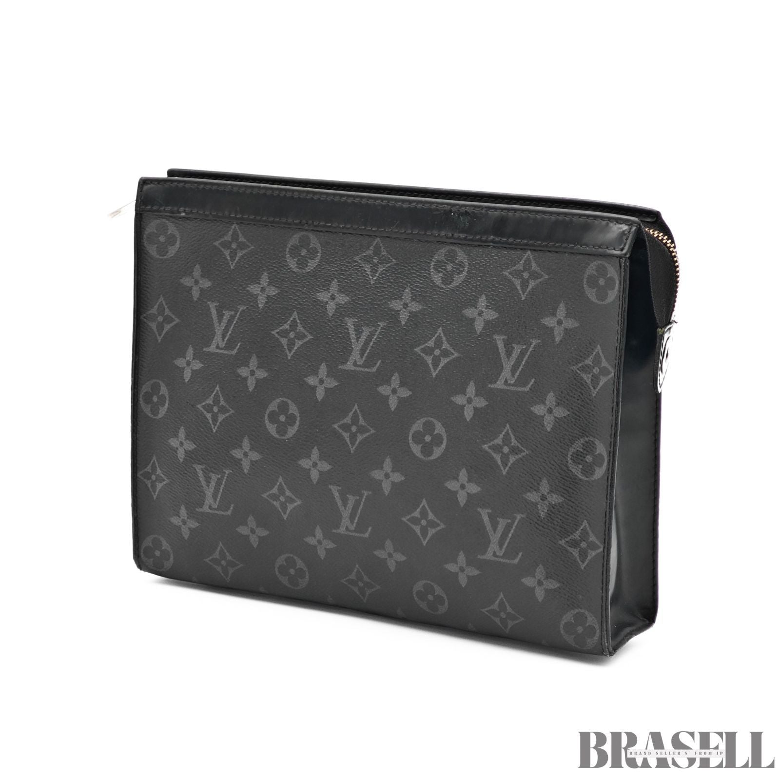 LOUIS VUITTON Monogram Eclipse Pochette Voyage MM M61692 【ImportFeeFREE】