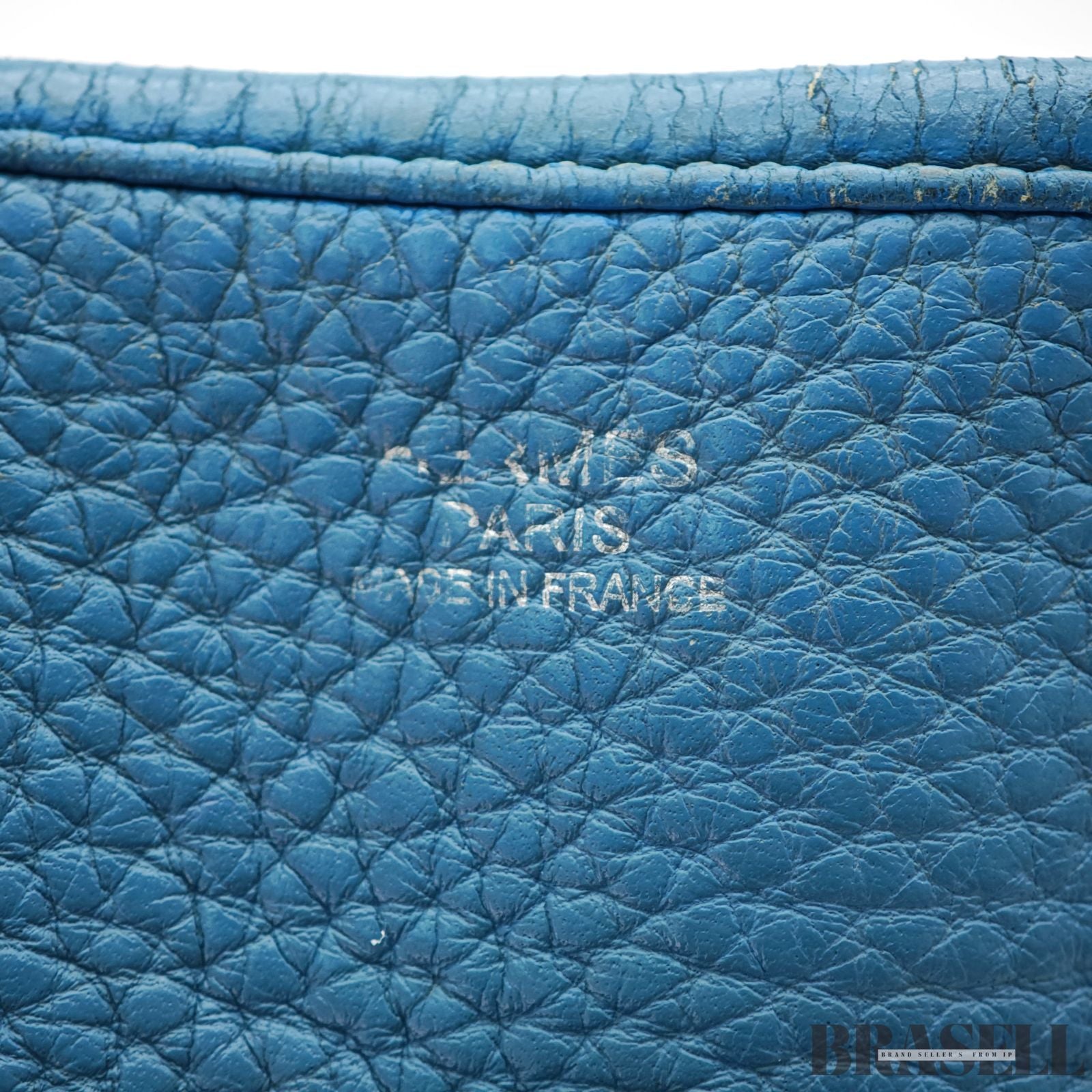 HERMES Evelyne III PM Shoulder Bag Blue Jean Blue Women's【ImportFeeFREE】
