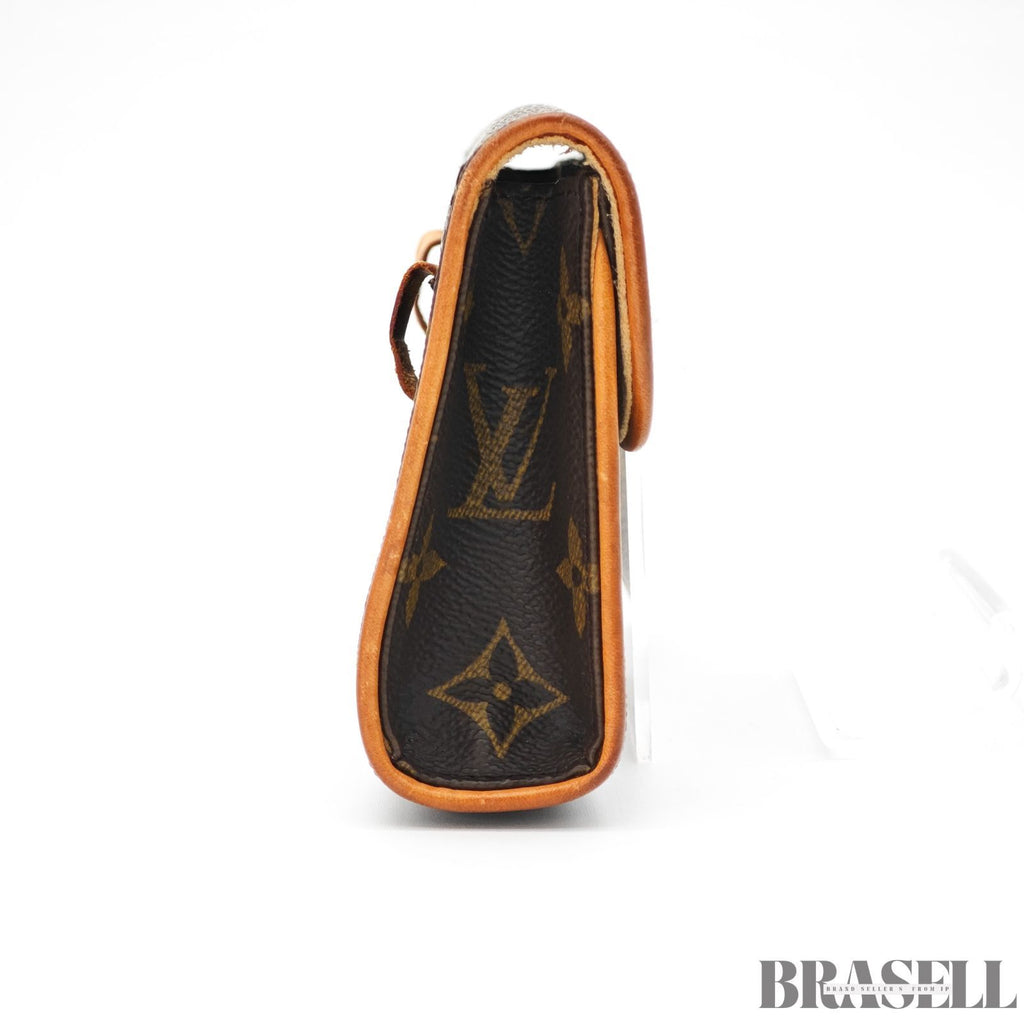 LOUIS VUITTON Monogram Pochette Florentine M51855 Waist Bag 【ImportFeeFREE】