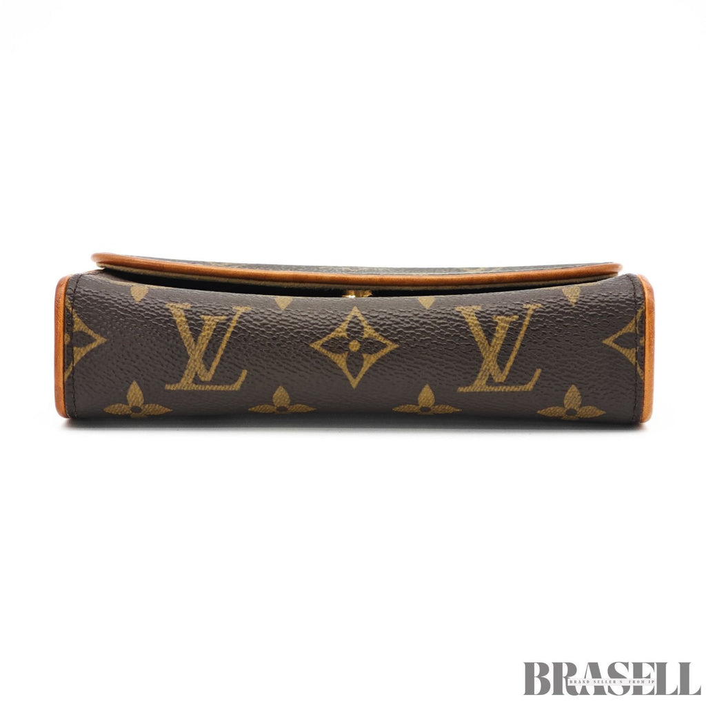 LOUIS VUITTON Monogram Pochette Florentine M51855 Waist Bag 【ImportFeeFREE】