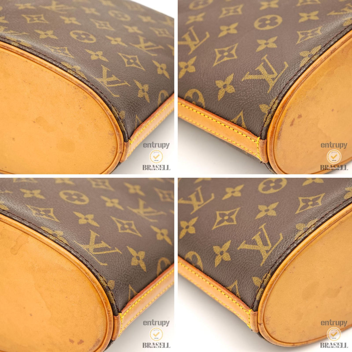 LOUIS VUITTON Monogram Druot M51290 Shoulder Bag Brown Women's【ImportFeeFREE】