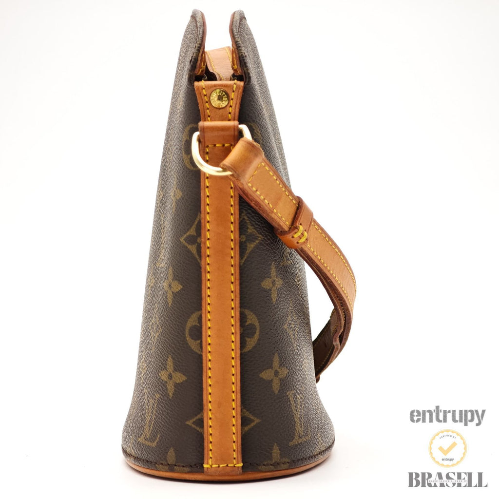 LOUIS VUITTON Monogram Druot M51290 Shoulder Bag Brown Women's【ImportFeeFREE】