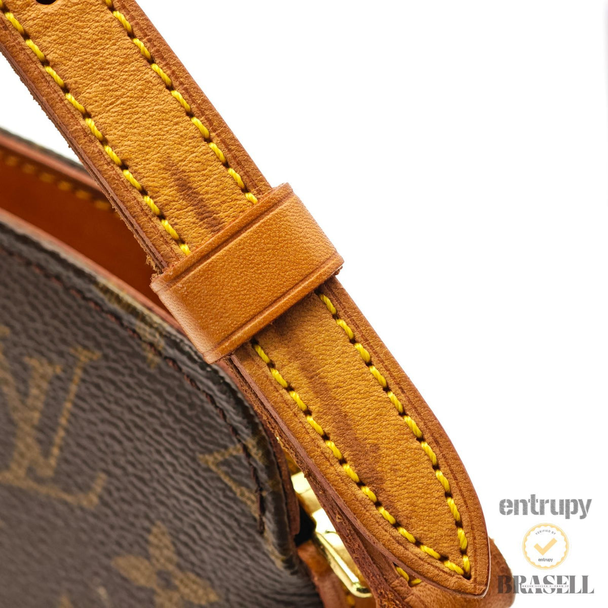 LOUIS VUITTON Monogram Druot M51290 Shoulder Bag Brown Women's【ImportFeeFREE】
