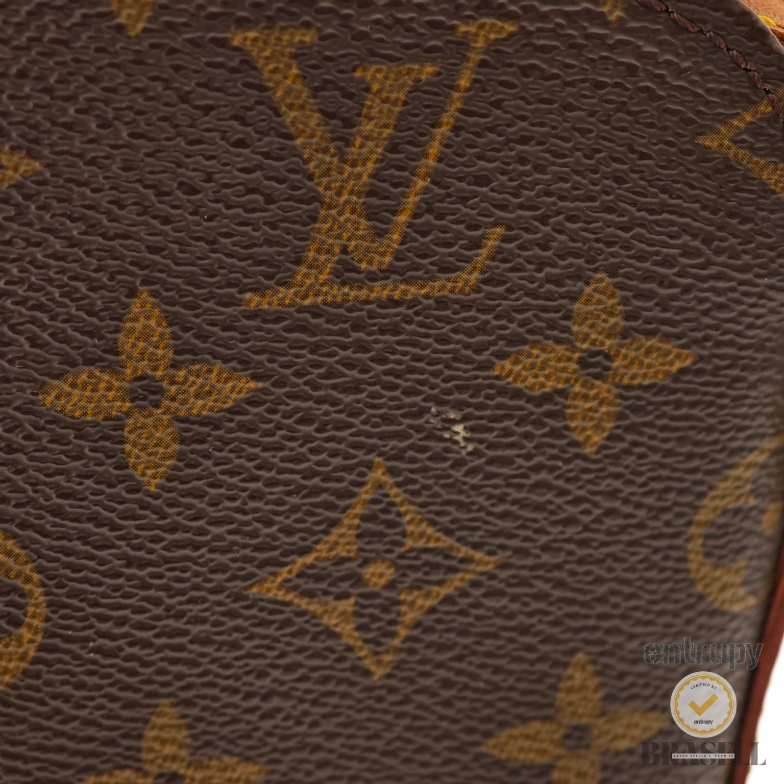 LOUIS VUITTON Monogram Druot M51290 Shoulder Bag Brown Women's【ImportFeeFREE】