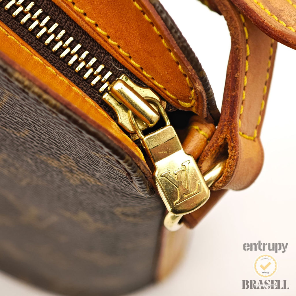 LOUIS VUITTON Monogram Druot M51290 Shoulder Bag Brown Women's【ImportFeeFREE】