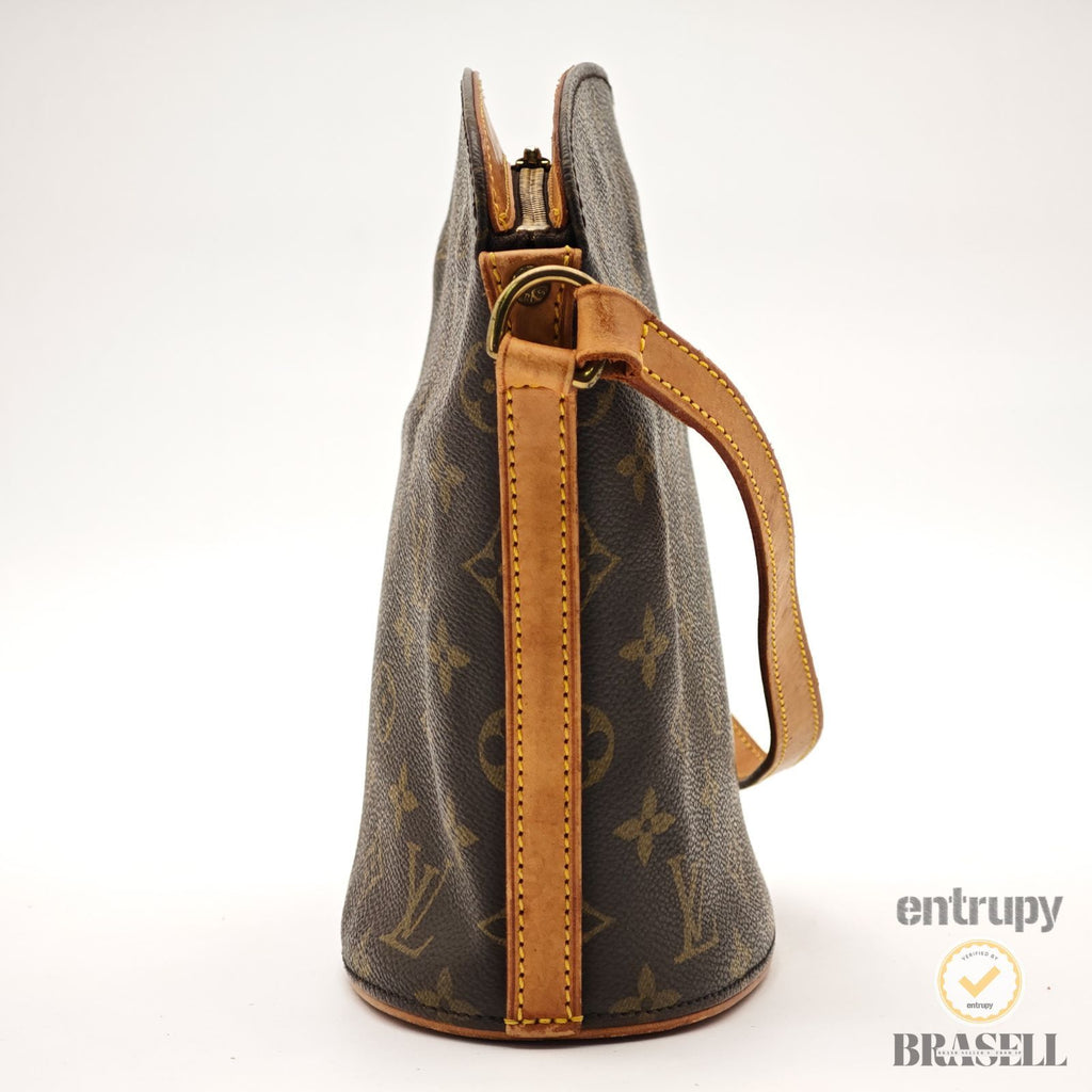 LOUIS VUITTON Druot M51290 Monogram Canvas Shoulder Bag Brown 【ImportFeeFREE】