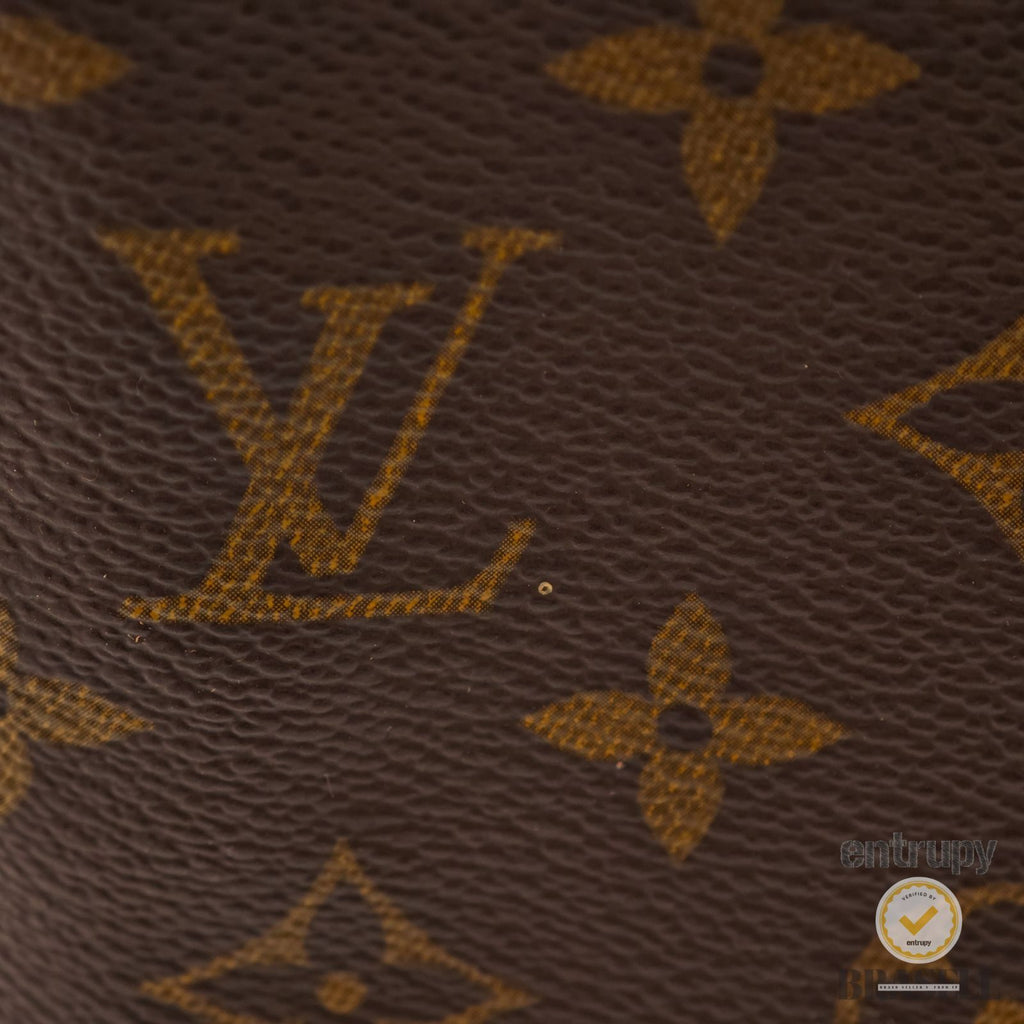 LOUIS VUITTON Druot M51290 Monogram Canvas Shoulder Bag Brown 【ImportFeeFREE】