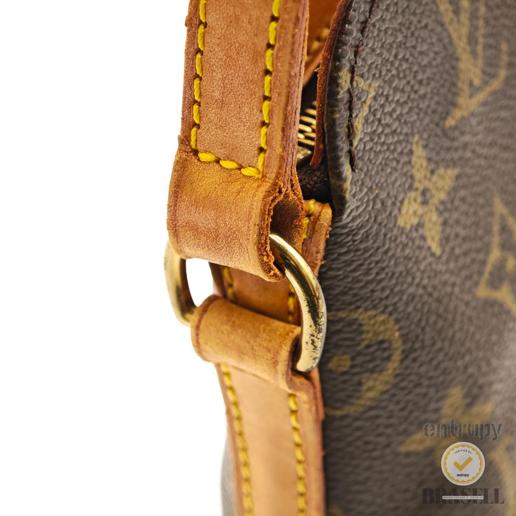LOUIS VUITTON Druot M51290 Monogram Canvas Shoulder Bag Brown 【ImportFeeFREE】