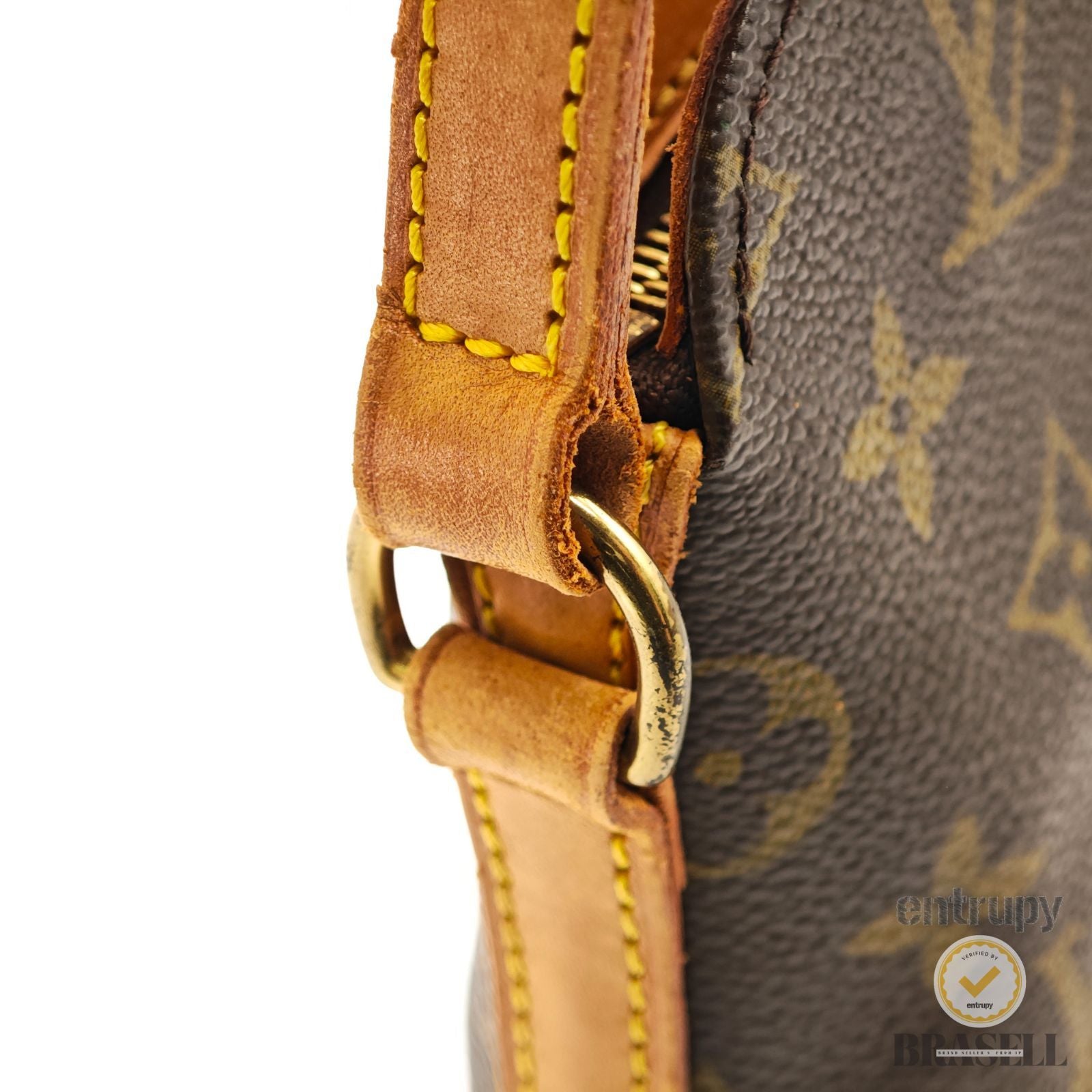 LOUIS VUITTON Druot M51290 Monogram Canvas Shoulder Bag Brown 【ImportFeeFREE】