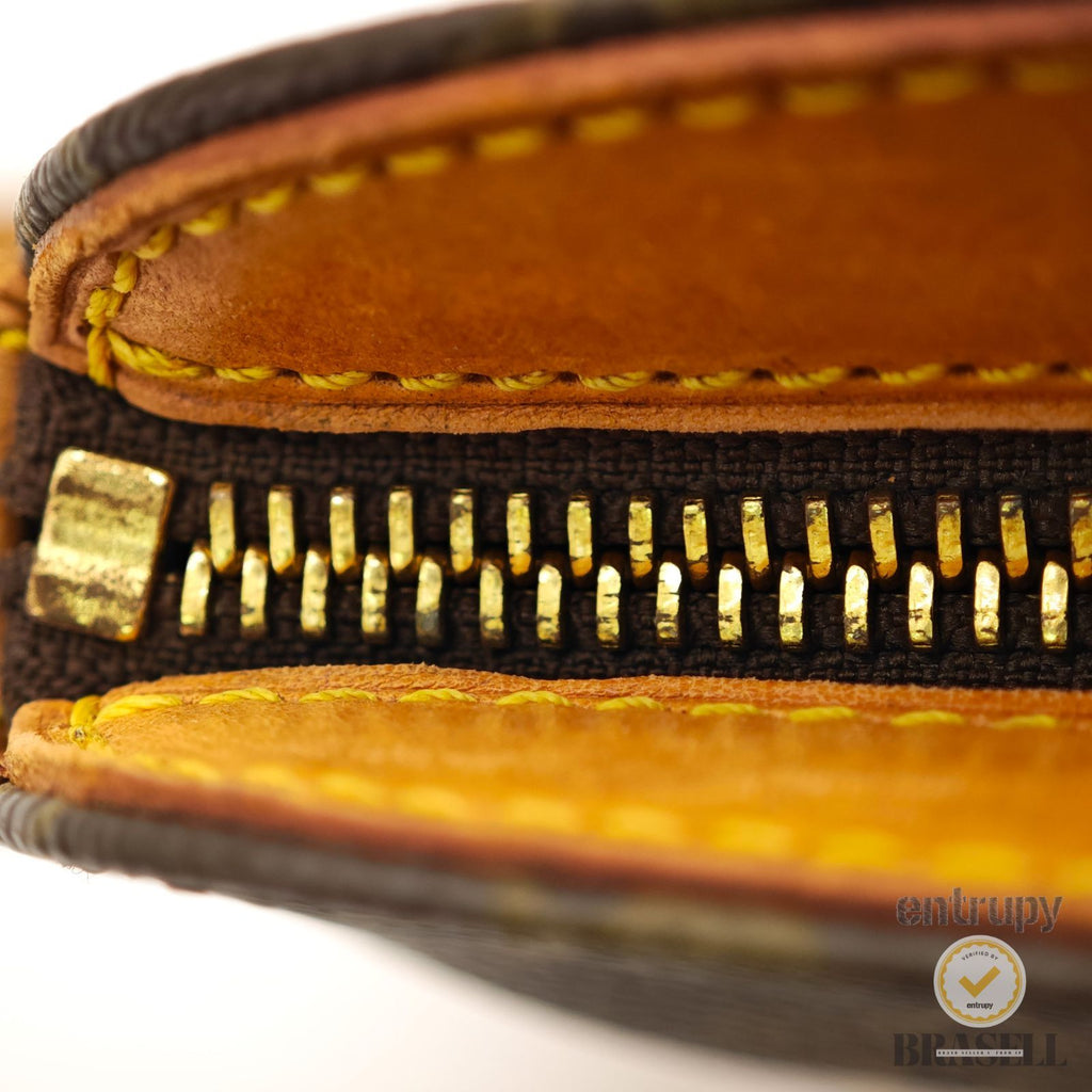 LOUIS VUITTON Druot M51290 Monogram Canvas Shoulder Bag Brown 【ImportFeeFREE】