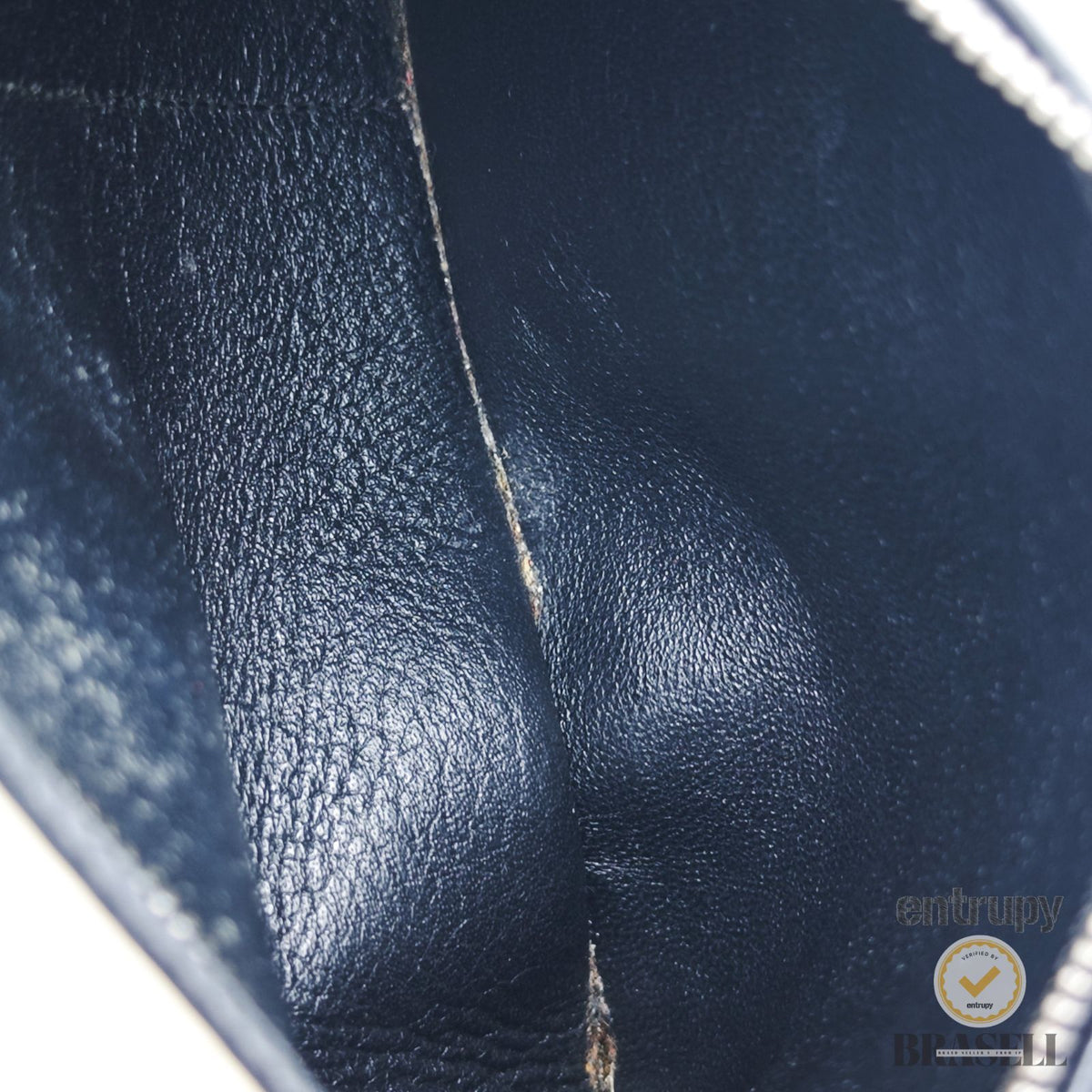 CELINE Leather Trapeze 2way Hand Bag Black Red Khaki Women 【ImportFeeFREE】