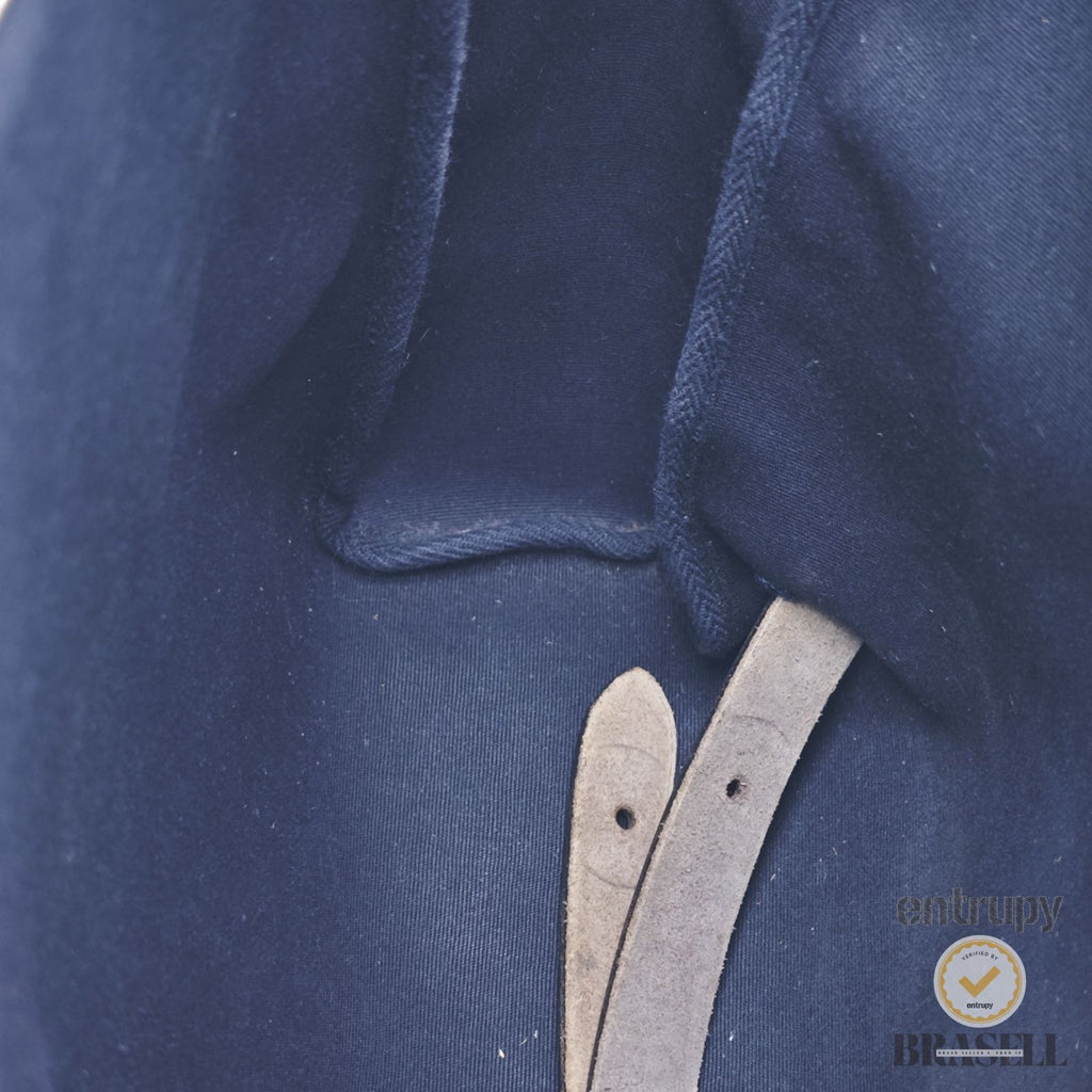 Herms Herbag Ad PM Backpack Rucksack E Engraved Navy【ImportFeeFREE】