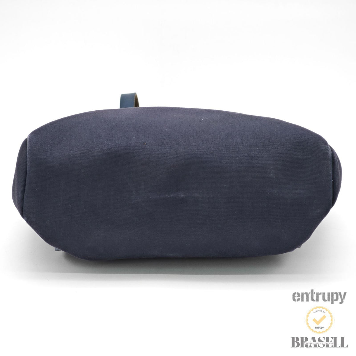 Herms Herbag Ad PM Backpack Rucksack E Engraved Navy【ImportFeeFREE】