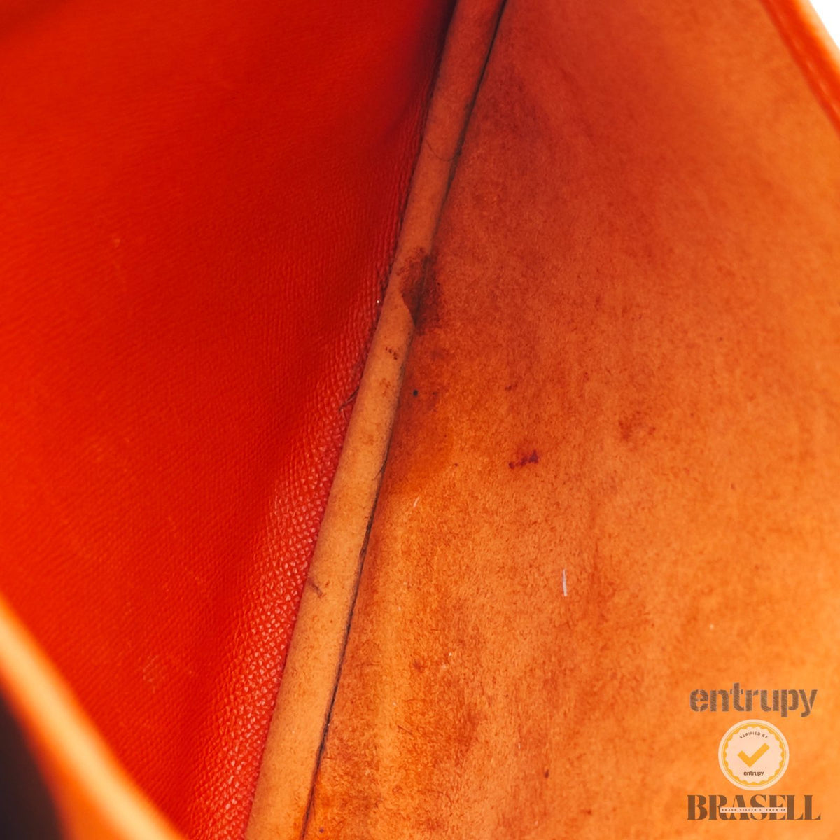 Hermes Evelyne 3 Taurillon Clemence Orange Shoulder Bag 【ImportFeeFREE】