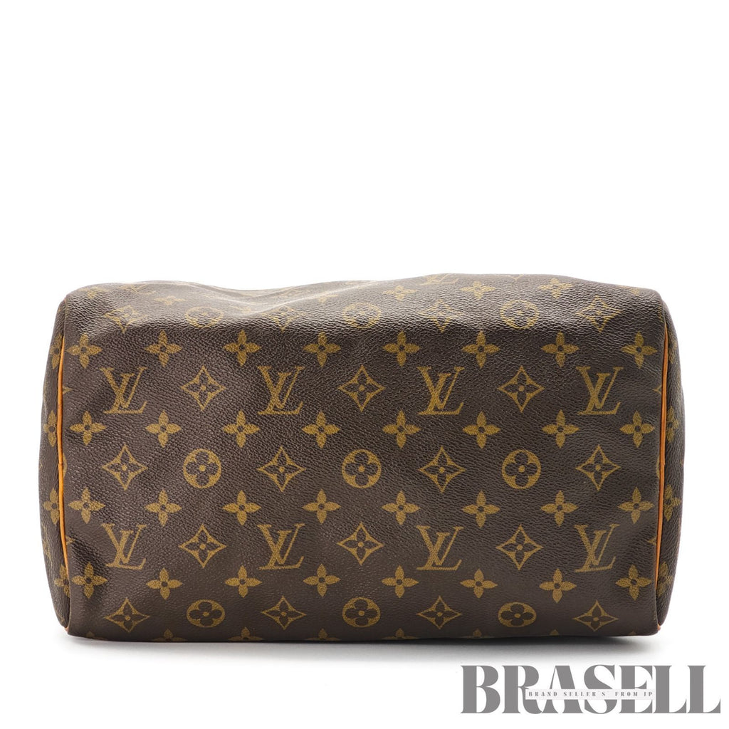 LOUIS VUITTON Speedy 30 M41526 Monogram Canvas Brown Hand Bag 【ImportFeeFREE】