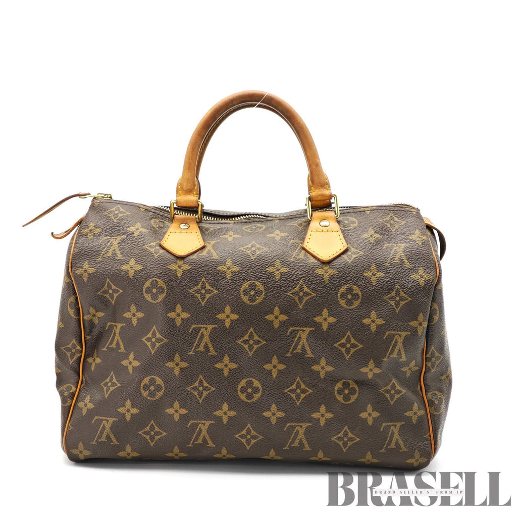 LOUIS VUITTON Speedy 30 M41526 Monogram Canvas Brown Hand Bag 【ImportFeeFREE】